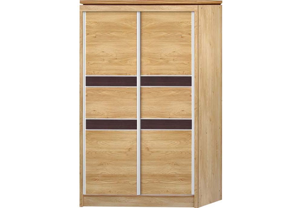 Charles oak sliding deals wardrobe