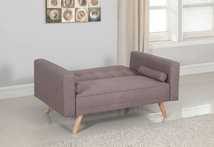 Birlea Ethan Grey Large and Medium Upholstered Fabric Sofa Bed (5600664158374)