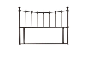 Serene Marseilles Black Ivory Gloss Metal Headboard 3FT 4FT 4FT6 5FT 6FT (7567139668142)